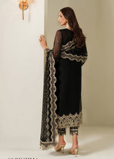 Reena By Alizeh Embroidered Chiffon 3 Piece Unstitched Suit AF25RV5 D-4049 RESHMA